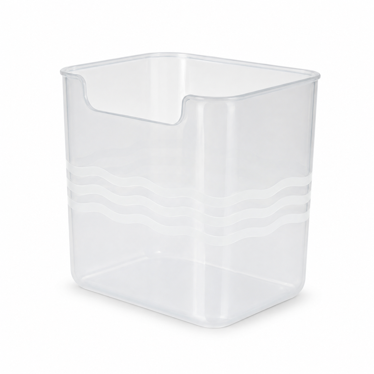 Clear Refrigerator Storage Bin – Easy-Access Fridge Organizer（3pc）