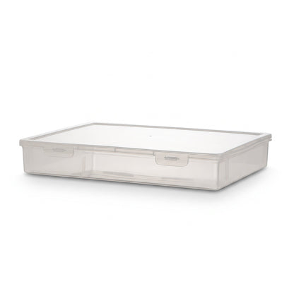 Large Transparent A4 File Storage Box