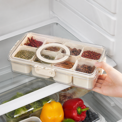 8-Compartment Fridge Storage Box